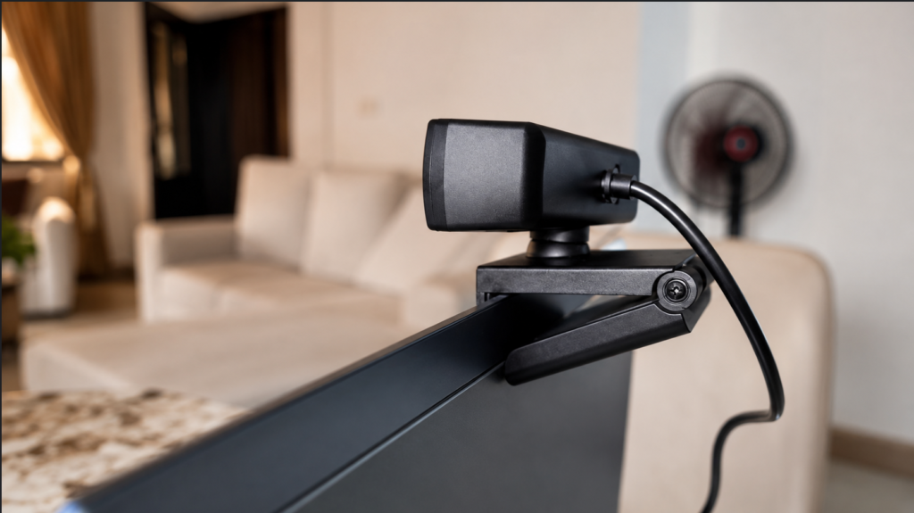 Side view micropack webcam